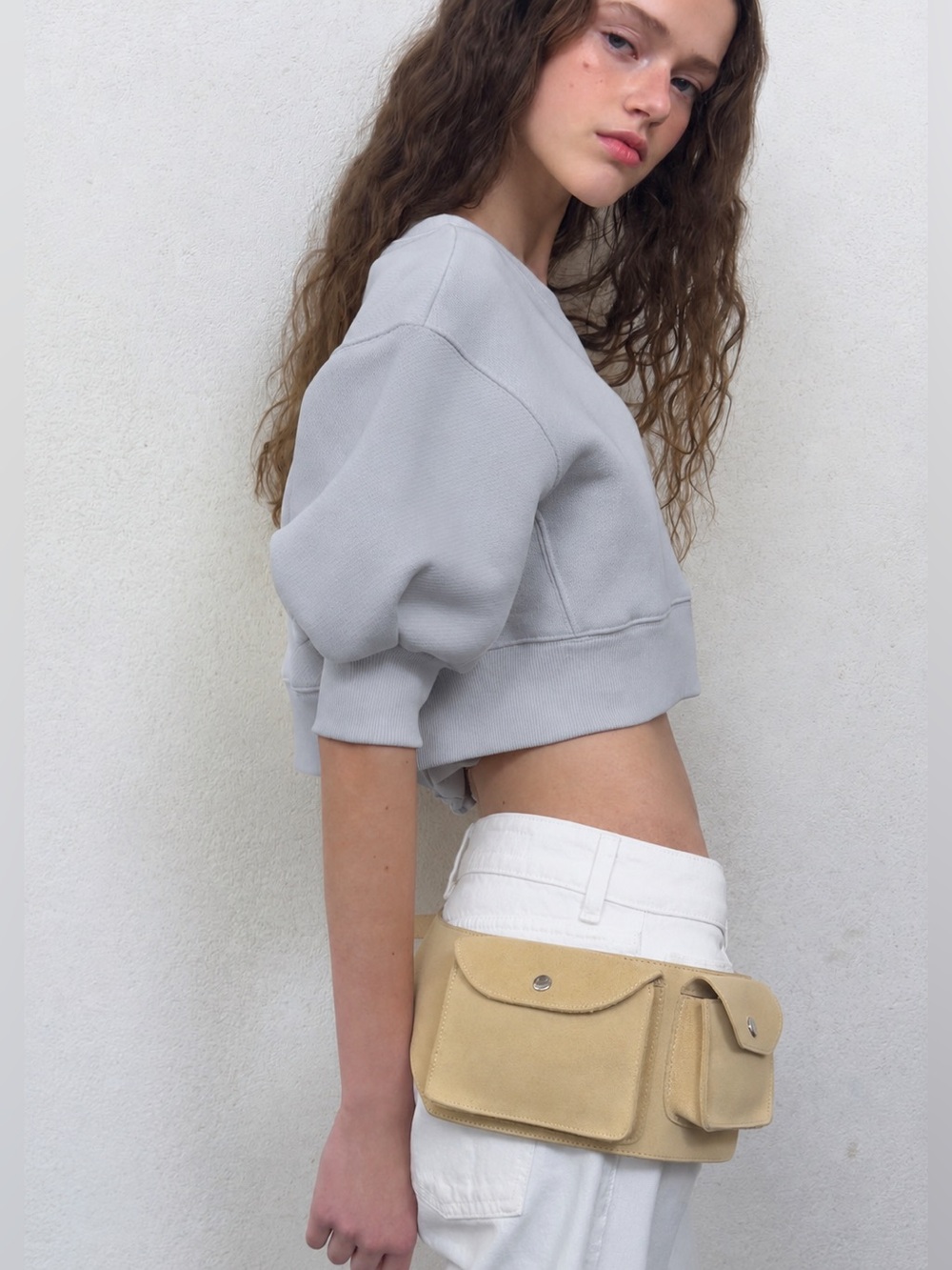 ZARA Volume Crop Sweatshirt